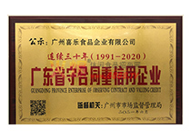 廣東省守合同重信用企業