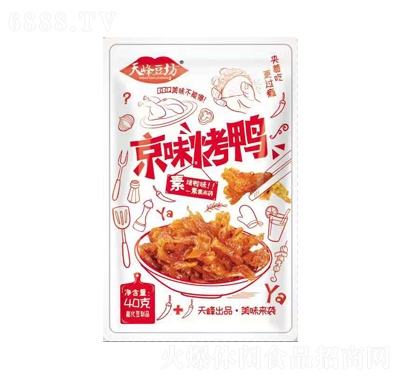 天峰京味烤鴨辣條40g