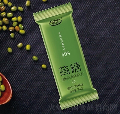 德華簡糖綠豆口味棒冰