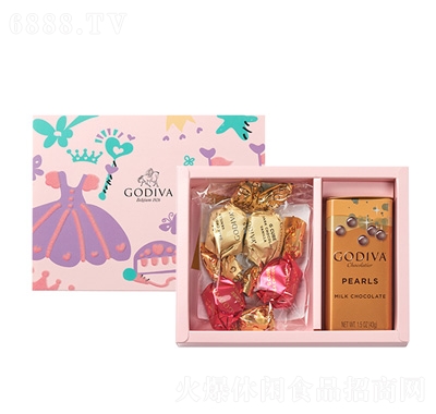 歌帝梵櫻花粉立方巧克力