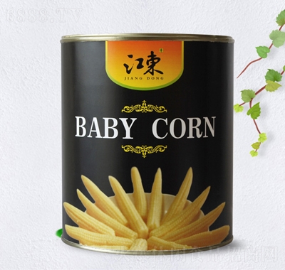 江東玉米筍罐頭（蔬菜罐頭）罐裝