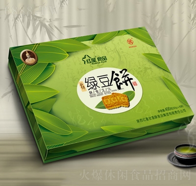 紅星綠豆餅400g