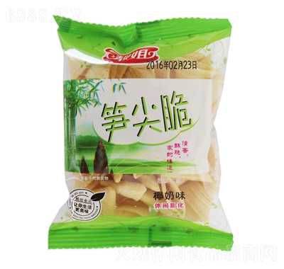 靚姐筍尖脆椰奶味膨化食品
