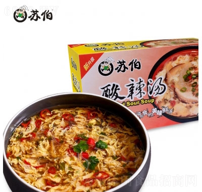 蘇伯酸辣湯盒裝速食湯