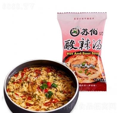 蘇伯酸辣湯速食湯10g