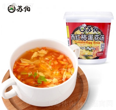 蘇伯西紅柿蛋花湯杯裝速食湯8g