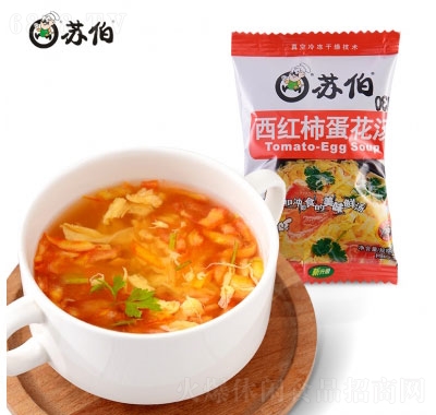 蘇伯西紅柿蛋花湯彩包速食湯6g