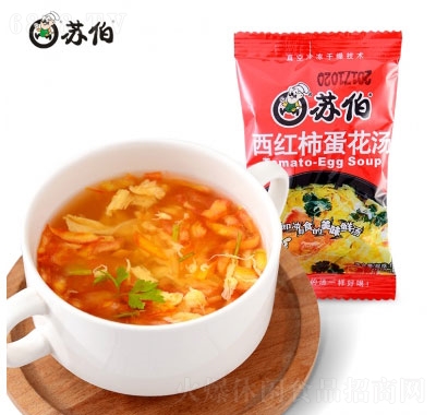 蘇伯西紅柿蛋花湯彩包速食湯12g