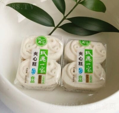 玫瑰一家花樣夾心糕