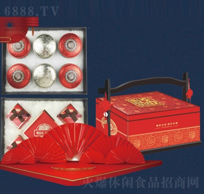 武月福提籃月餅禮盒