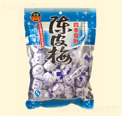 香港甜心屋陳皮梅298克袋裝