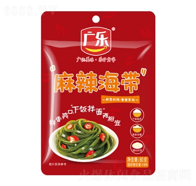 廣樂麻辣海帶80g
