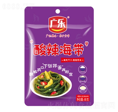 廣樂酸辣海帶80g
