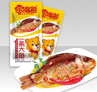 零嘴熊一條大魚休閑魚制品