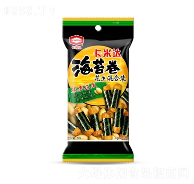 卡米達(dá)海苔花生混合裝60g