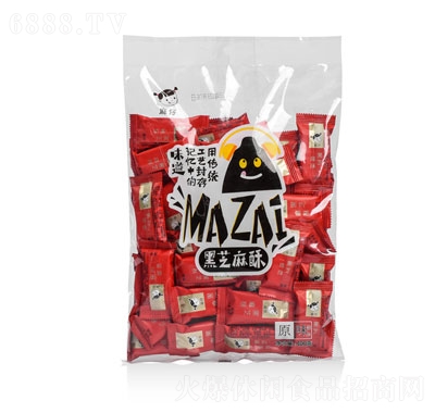 麻仔黑芝麻酥紅袋500