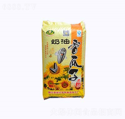 龍鳳奶油香瓜子黃袋