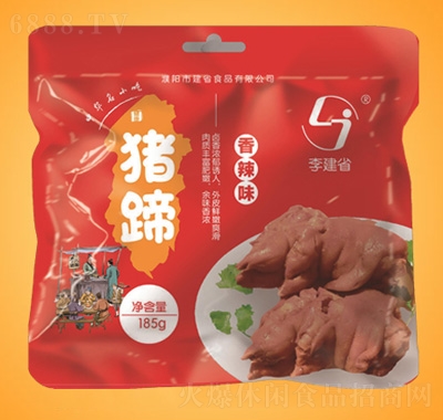 李建省豬蹄香辣味185g