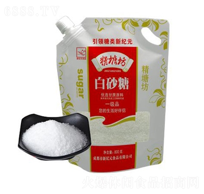 精糖坊白砂糖800g