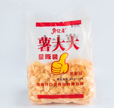亮億點薯大大番茄味薯片