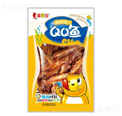 喜常嘗QQ魚醬香魚仔65g休閑零食即食海味休閑食品