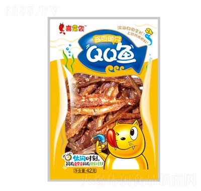 喜常嘗QQ魚醬香魚仔42g休閑零食即食海味休閑食品