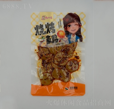都市派燒烤素雞豆干70