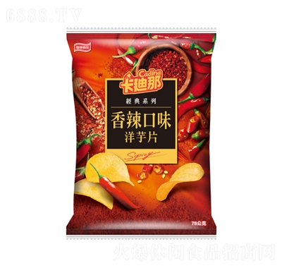 卡迪那洋芋片香辣口味