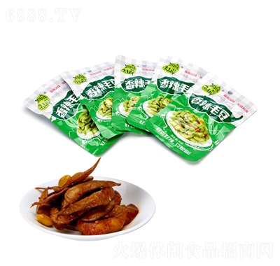 洞庭仙草香辣毛豆定量裝