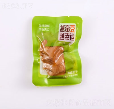 越奮豆越幸運泡椒豆干