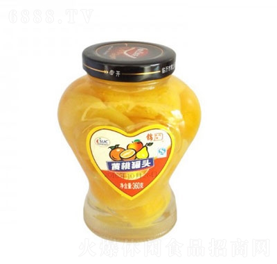 錦上添花黃桃罐頭360克