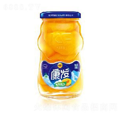 康發黃桃罐頭550克