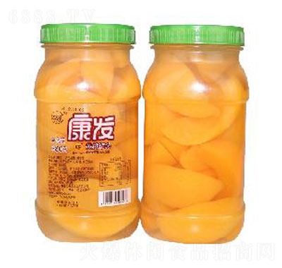 康發黃桃罐頭680g