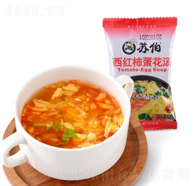 蘇伯西紅柿蛋花湯8g彩包速食湯