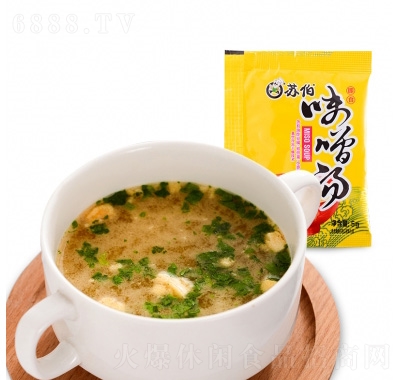 蘇伯味增湯5g速食湯