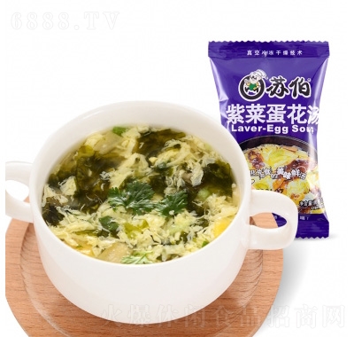 蘇伯12g裝紫菜蛋花速食湯