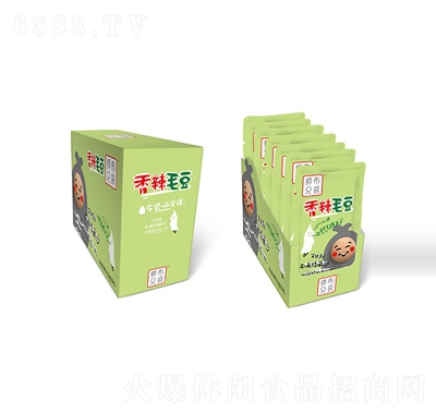 布袋師兄一元裝香辣毛豆