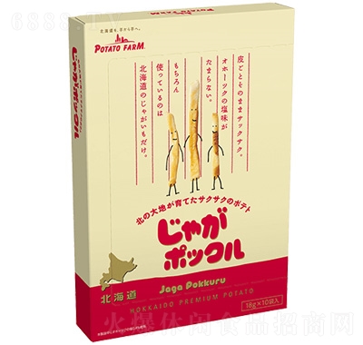 JagaPokkuru北海道薯條18gx10袋
