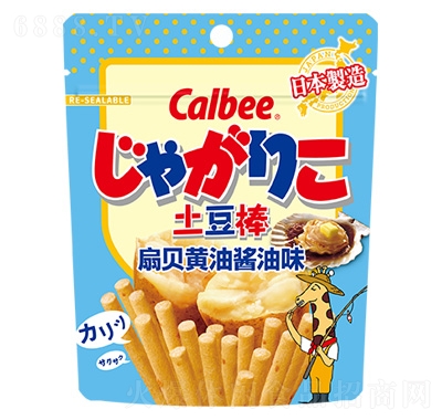 Calbee扇貝黃油醬油味土豆棒52g