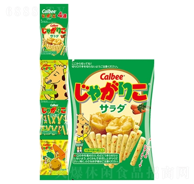 Calbee色拉味土豆棒四連包40g