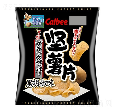 Calbee堅薯片黑胡椒味65g