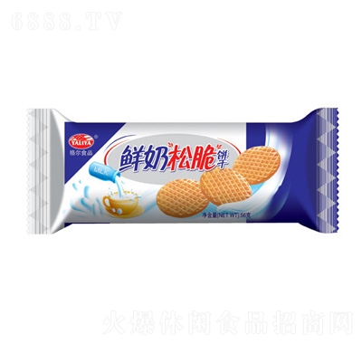 格爾食品鮮奶松脆餅干56克