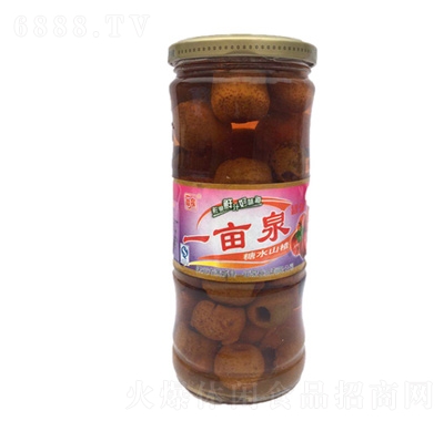 一畝泉糖水山楂罐頭