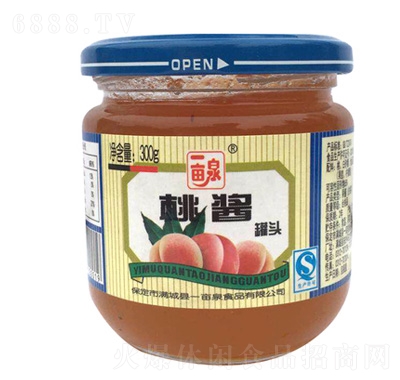 一畝泉桃醬罐頭