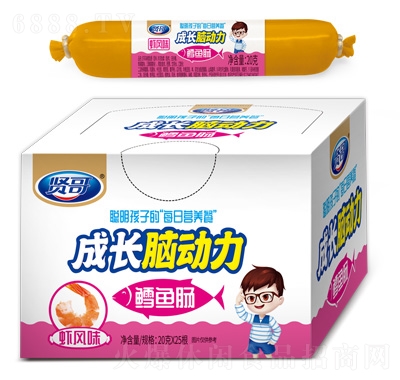 賢哥鱈魚腸蝦風味盒裝2