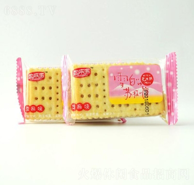 數(shù)來寶雪白蘇打餅干（芝麻味）