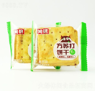 鴻祺方蘇打餅干（香蔥味）