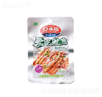 口水族愛吃魷魚燒烤味6