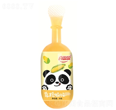 喜盈盈乳酸吸吸曲線玉米味50g