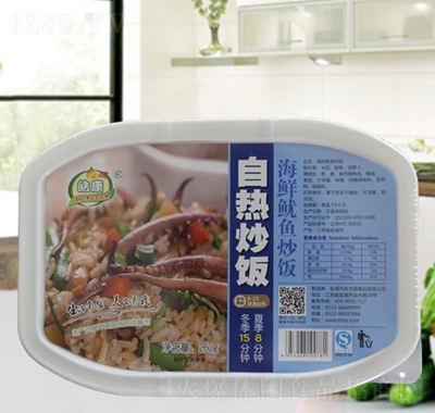 皓康自熱炒飯魷魚炒飯